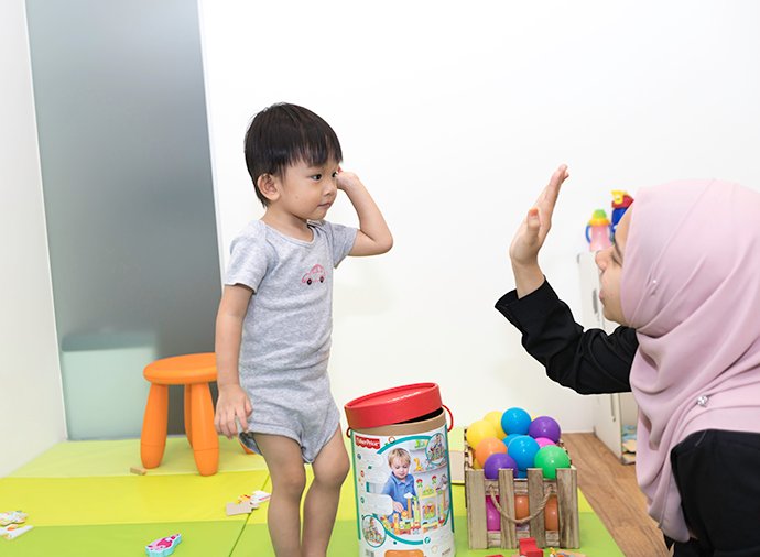 Child at the Inborn Code learning space